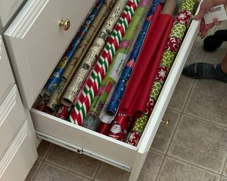 Assorted Collection of Gift Wrapping Paper Rolls