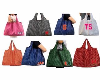 Goyard style foldable shopper tote nylon $14. Can customize  