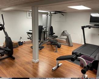 Vectra universal set, treadmill, Nordic trac, peloton(not newest series comes with peloton shoes 2 pairs) and weights 