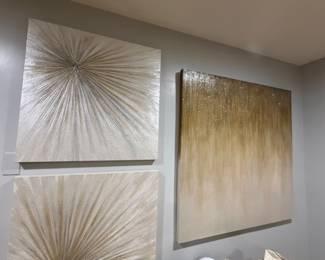 Zgallerie 3 piece set glitter 