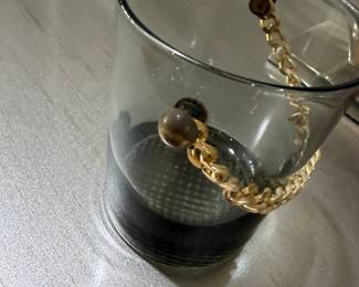 Vintage 1970s glasses gold chain  (set)