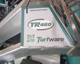 Turfware TR460 commercial stand-on spreader