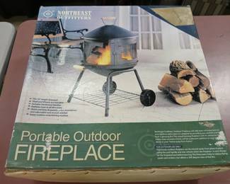 Portable outdoor fireplace