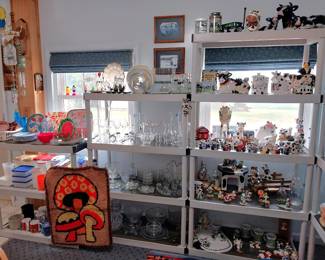 cow decor, country decor, Tupperware