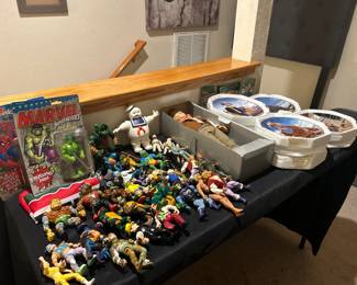 Vintage Ghostbusters, TMNT, Dick Tracy, John Wayne