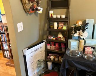 Candles and home decor