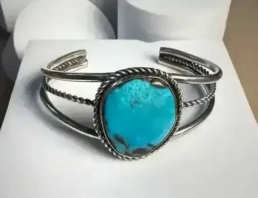 Turquoise Sterling Cuff Bracelet