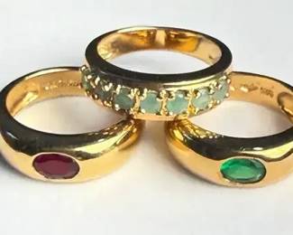 Sterling Stacking Rings