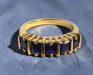 Sterling Spinel Ring