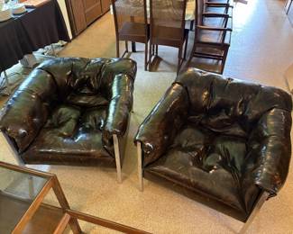 Pair of Mid Century Modern Lounge Chairs