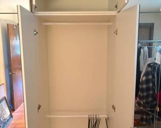Modular Mirrored Wardrobes - Open (Four Total)