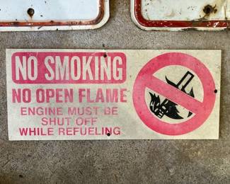 sign no smoke