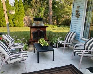 Outside 4 chairs