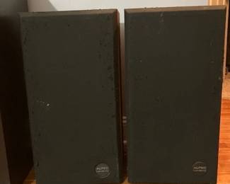 Box speakers.