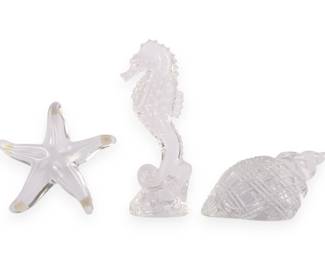 Waterford & Baccarat Crystal Figurines