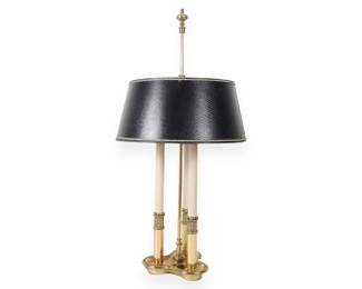 Stiffel Model 7145 Three-Light Brass Table Lamp