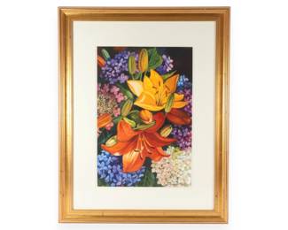 Vonnie Whitworth (American, Contemporary) 'Cut Flowers' (Signed)