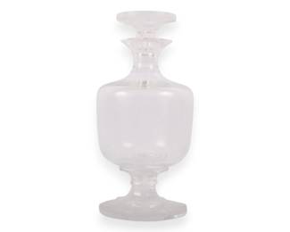 Lalique Langeais Crystal Apothecary Jar and Stopper, France