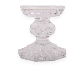 Two Irish Cut Crystal Pedestal Dishes by Waterford and Galway
