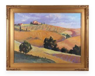 Suzanne French Luker, 'Burnt Browns of Tuscany' (Signed)