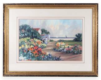 Paul Landry (Canadian-American, 1931-2018) 'Summer Garden' (Signed)