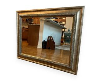 United US International Limited Large Beveled Wall Mirror with Ornate Frame