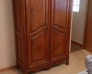 Thomasville oak armoire