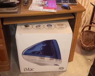 iMac computer with original box