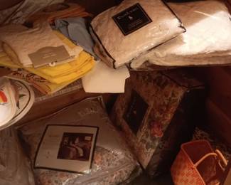 Linens, many NWT