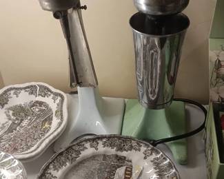 Antique milkshake mixers