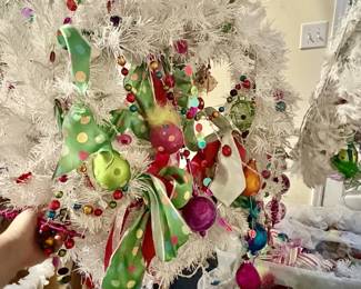 Whimsical White Wreaths and Garland