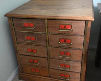 Card File Cabinet