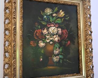 Antique Floral painting
