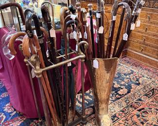Collection of Walking Sticks and Canes