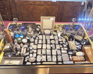 Collection of Sterling Match Boxes