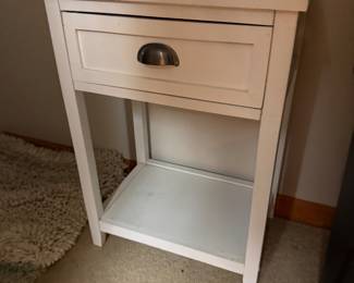 White nightstand or lamp table