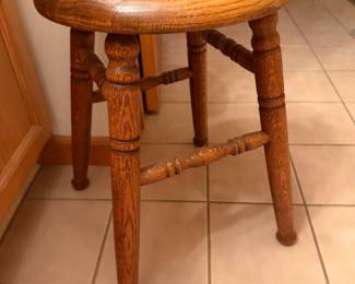 Oak stool
