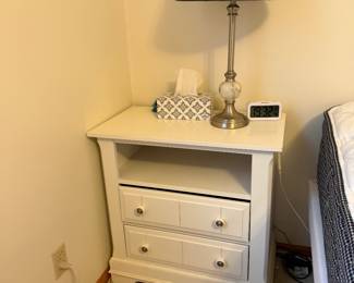 White nightstand