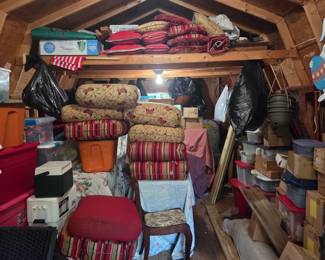 Antique furniture. Holiday decor