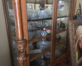 Crystal and cut glass, Curio cabinet