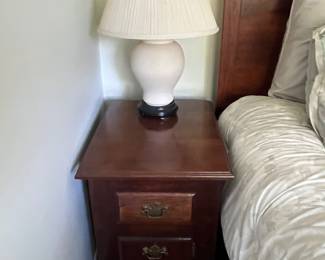 Nightstand and Lamp