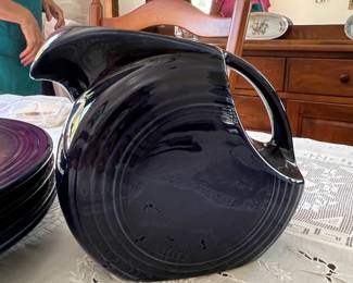 Cobalt Fiesta Disk Pitcher
