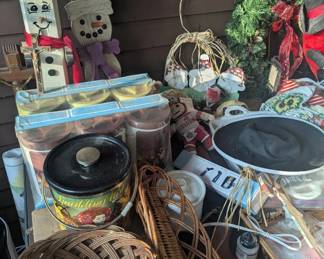 Baskets, Collectable Canisters, and tons of Kitchen Storage
