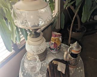Historic Lamp and Collectables