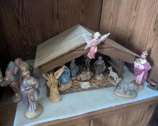 Manger Scene Beautiful Pottery