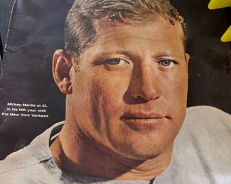 1960s life magazine featuring the great Mickey Mantle