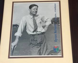 Vintage photo of a great Byron  Nelson