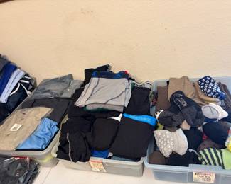 Men’s socks, accessories, T-shirts, polo shirts