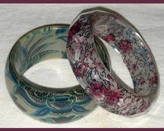 Vintage Lucite Bangles