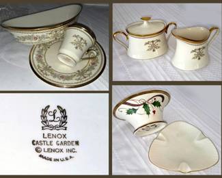Small Sample of the Lenox Available; There is a Large Set of China also